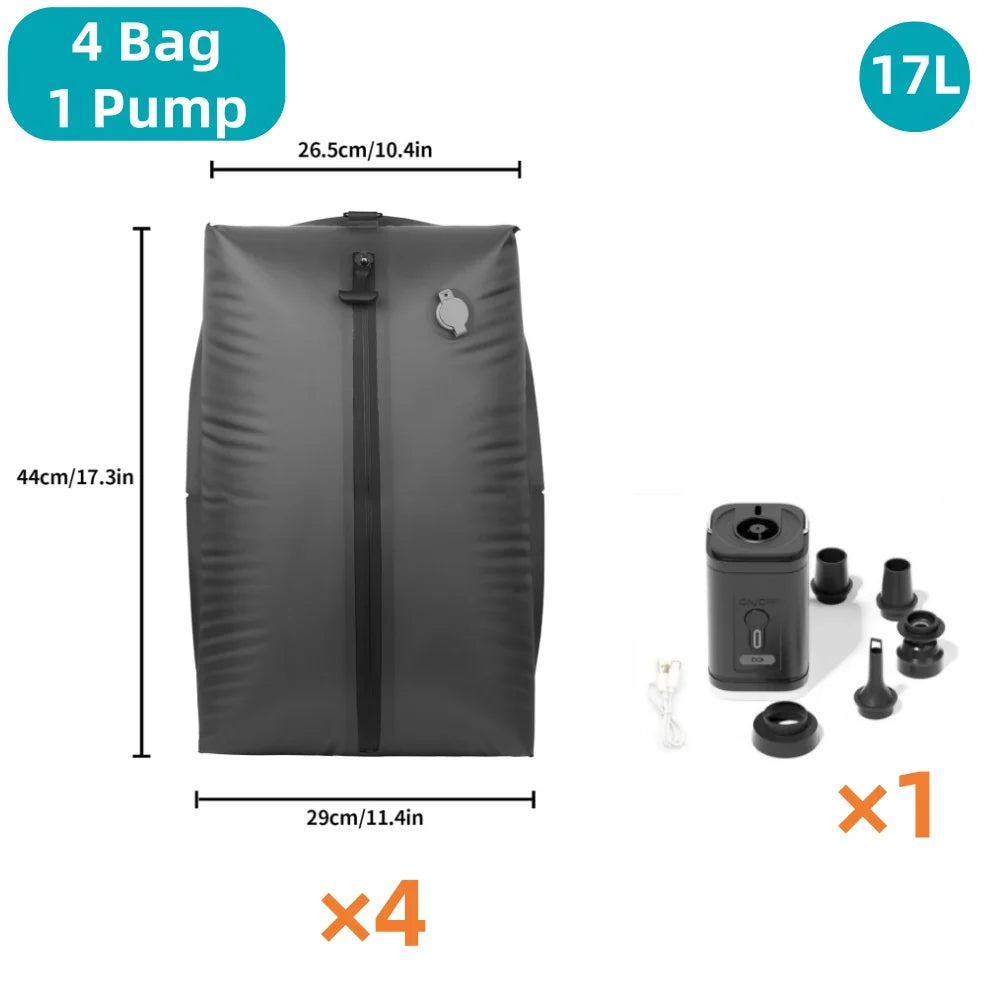 Sacs de compression sous vide pour bagages