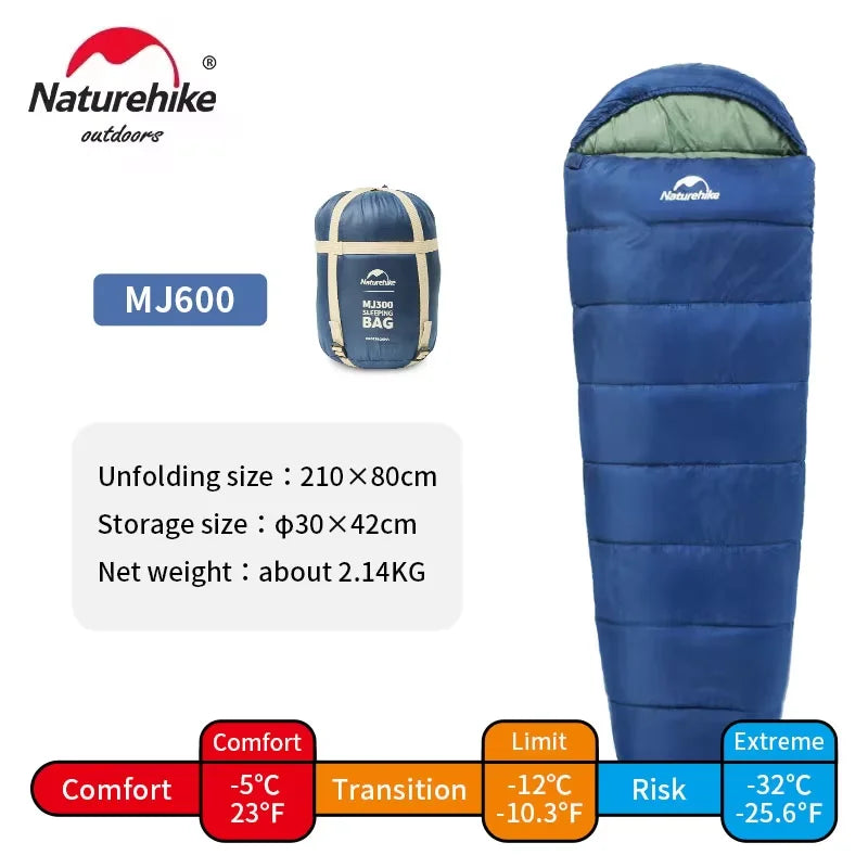 Sac de couchage Naturehike — MJ300 / MJ600