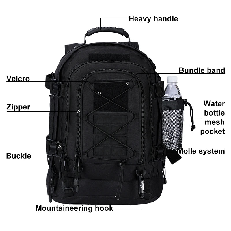 Sac à dos tactique grande capacité — LQARMY