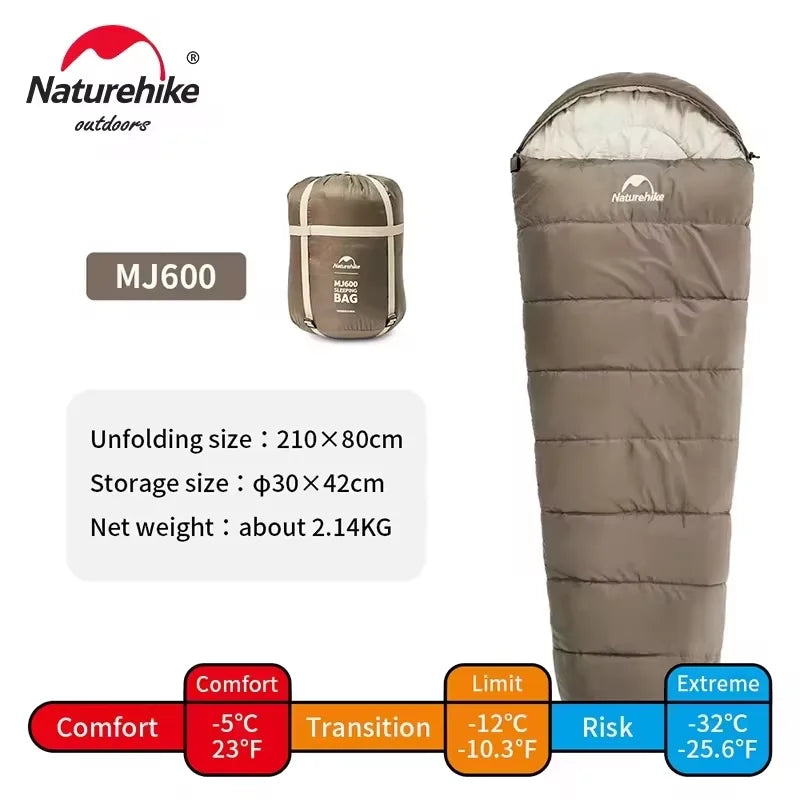 Sac de couchage Naturehike — MJ300 / MJ600